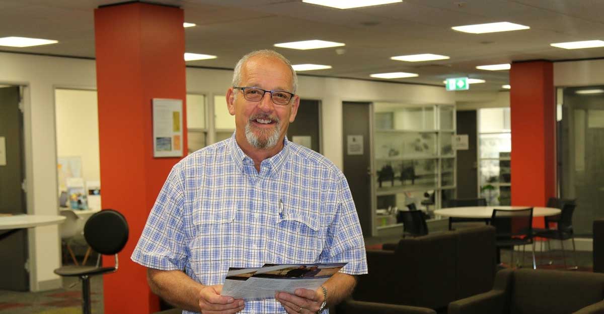 Portrait shot of Andrew Peers, Worforce Training Coordinator