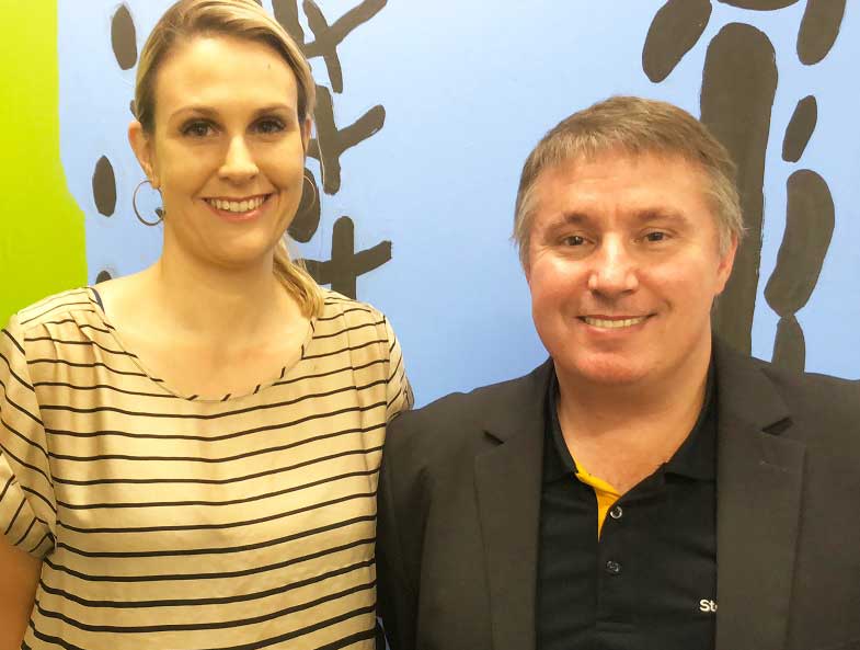 Portrait shot of John Mackenzie and Shauna Mounsey