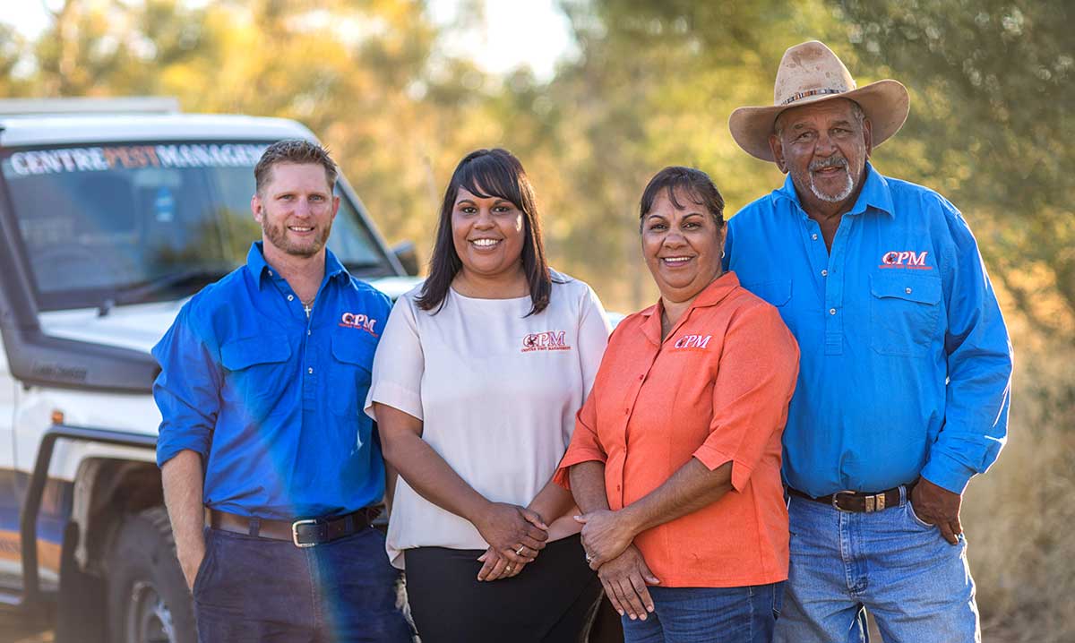 Group shot of Centre Pest Management staff