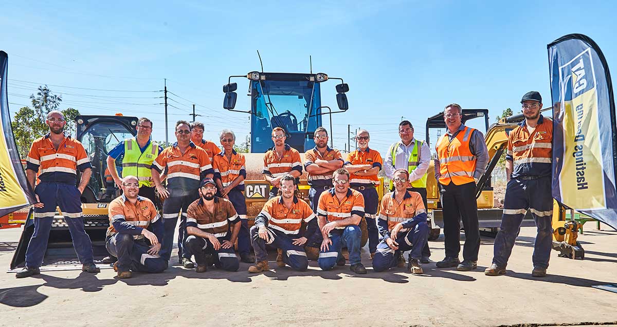 Group shot of Hastings Deering employees