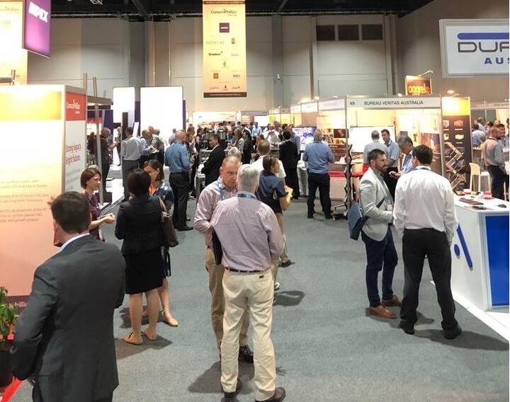 People chatting at NT Resource Week Expo