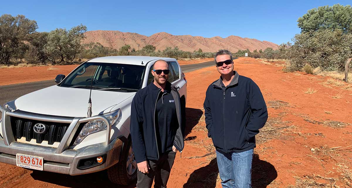 Two small business champions on their road trip