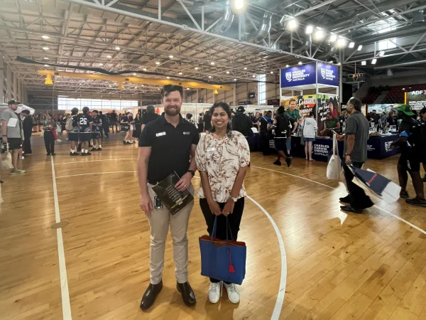 Territory Business Advisors, Nephra Jacob and Jonathan Jones at the Darwin Expo.