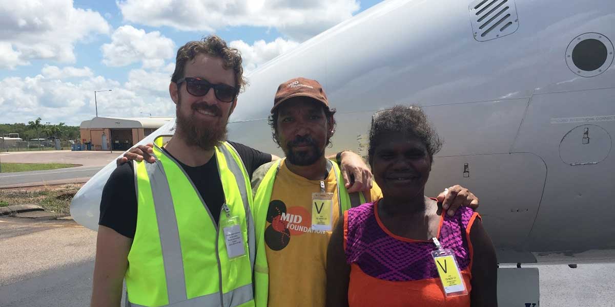 Elah Yunupingu and his partner