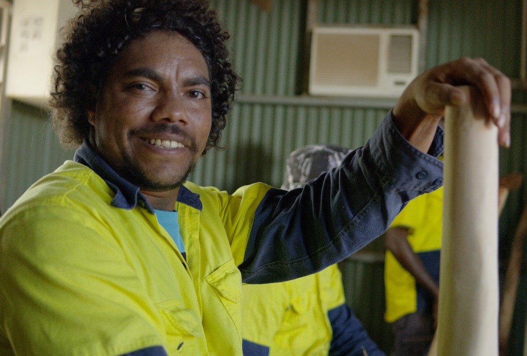 Portrait shot of a workman