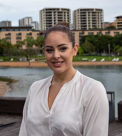 Portrait shot of Hayley Wynn