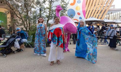 Photo credit: Indigenous Fashion Projects, photographer Tangiora Hinaki, Ngaarda Media.