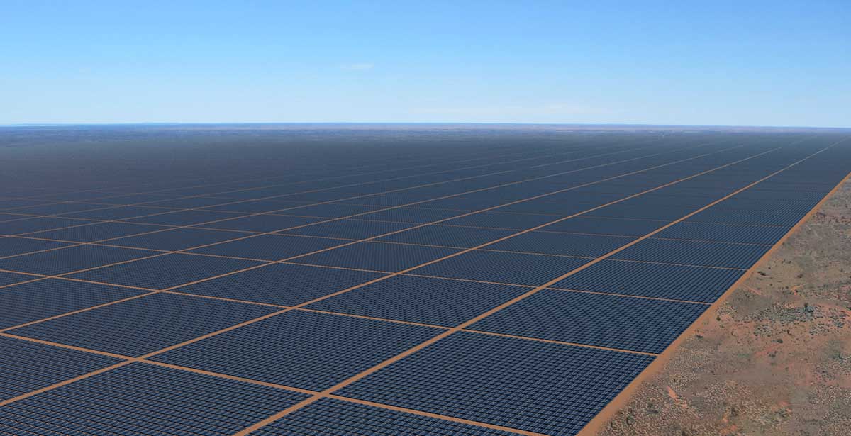 Solar power panel bank