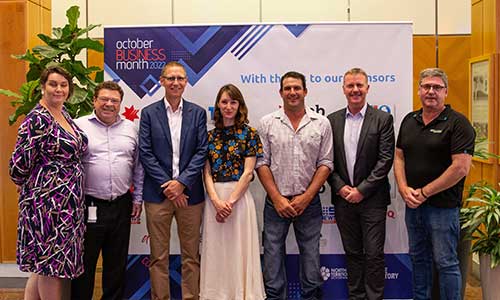 Group shot of 2022 OBM keynote speakers