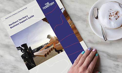 Front cover of the NT business support guide